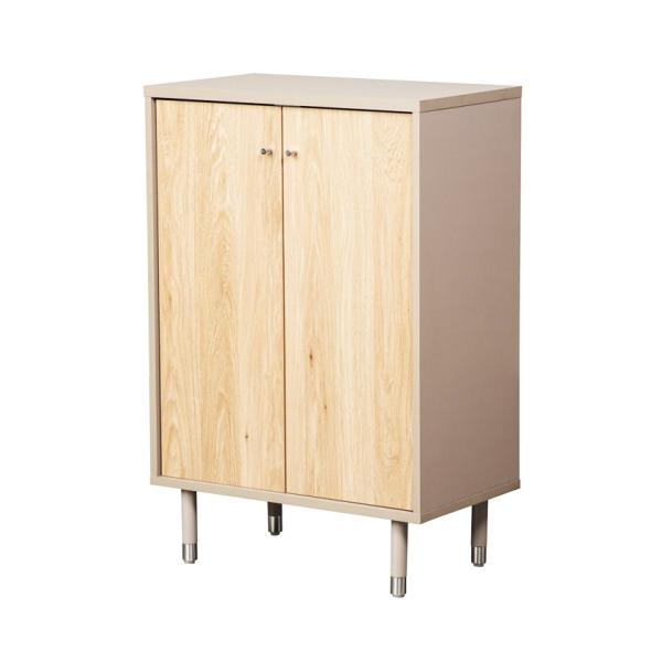 キャビネット 幅60cm コンソール 木製 おしゃれ 北欧 カントリー 木製 脚付き ツートーン 電...