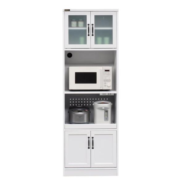 レンジ台 60幅 レンジボード キッチンボード カップボード コンセント キッチン収納 レンジラック...