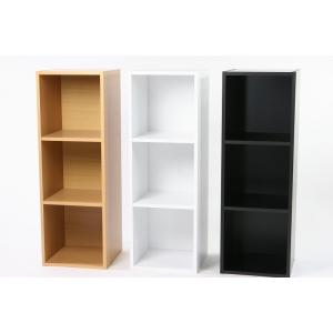 カラーボックス 3段 LP収納 レコードラック ボックス バイナルボックス すき間収納文庫ラック イ...