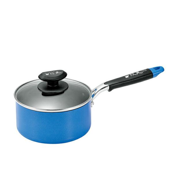 照英 ストロングコート片手鍋16cm 調理器具 調理小物 ガス火対応 IH対応 調理用品 キッチン