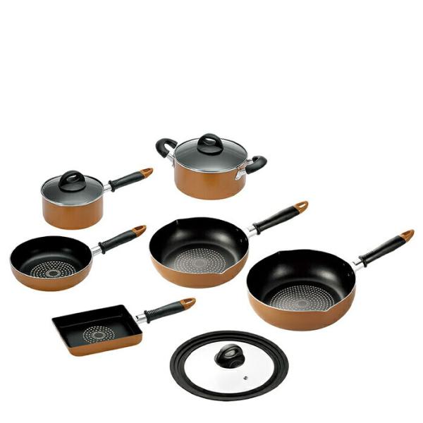 来栖けい IH対応 キッチンツール7点セット 調理器具 調理小物 ガス火対応 IH対応 フライパン ...