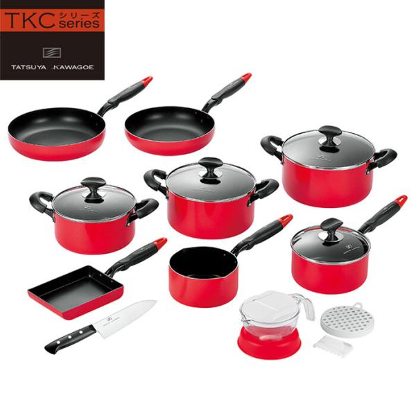 タツヤ・カワゴエ キッチンツール10点セット 調理器具 調理小物 ガス火対応 IH対応 フライパンセ...