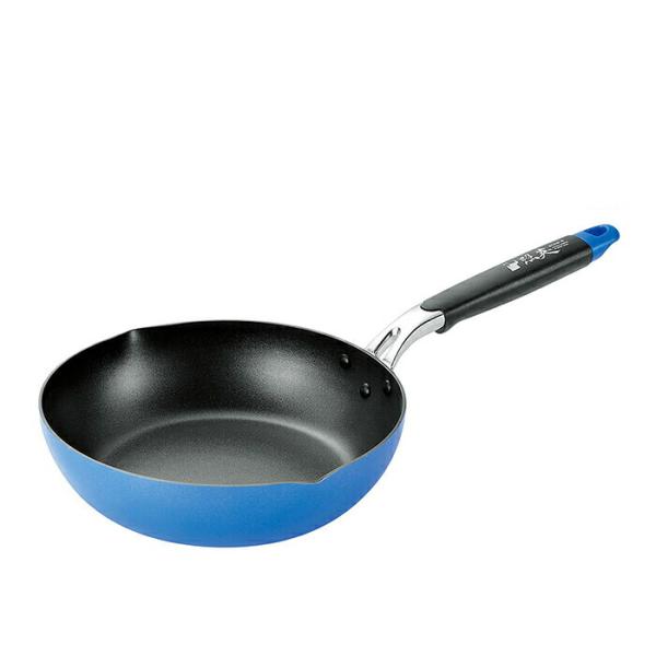 照英 ストロングコートディープパン24cm 調理器具 調理小物 ガス火対応 IH対応 フライパン 調...