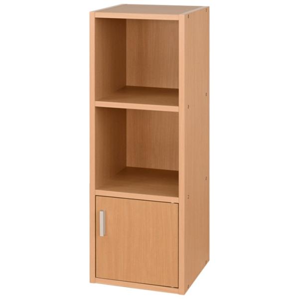 扉付スリムラック 収納家具 カラーボックス 収納棚 本棚 幅30 隙間 コンパクト リビング収納 シ...