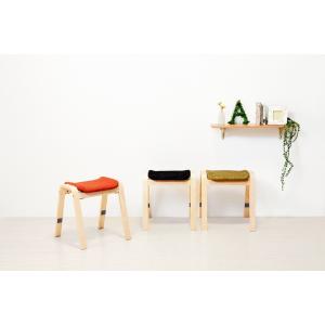 スタッキングスツール 同色2脚組 ブラウン グリーン オレンジ おしゃれ 北欧 カントリー カジュア...