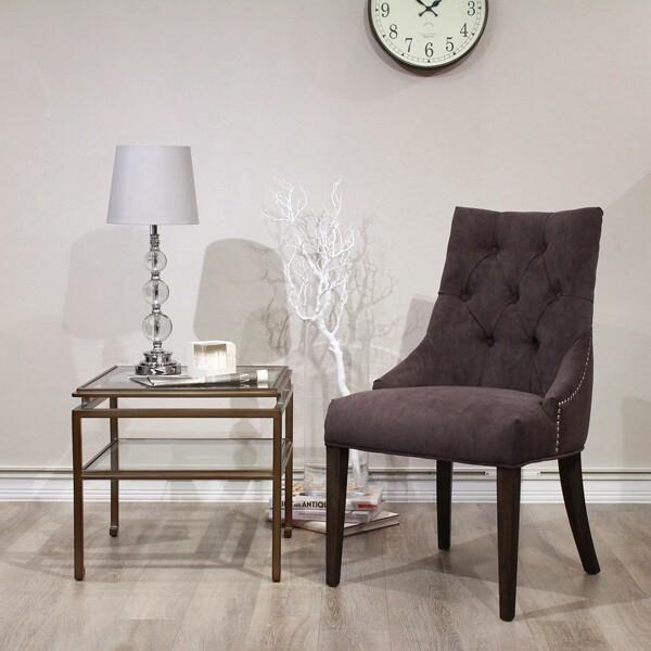 ダイニングチェア ブラウン 2脚セット NP-636-843 おしゃれ 高級感 食卓椅子 リビング ...