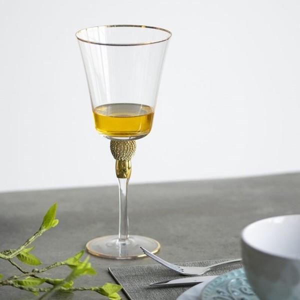 ワイングラス ゴールド 2脚セット AN-77155 おしゃれ 高級感 酒器