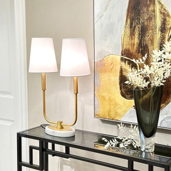 テーブルランプ ホワイト 大理石 AC-1551