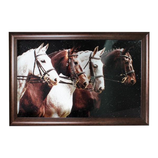 アートフレーム 馬 ウォールパネル アートボード おしゃれ 高級感 エレガント アンティーク