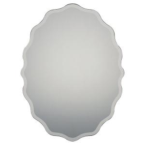 壁掛け ミラー 76×100cm ウォールミラー オーバル 海外家具 リビング CZ-400 掛鏡 掛け かがみ おしゃれ エレガント 高級感 アンティーク｜commitand