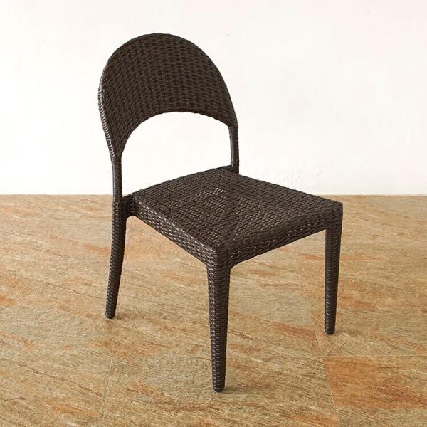 スタッキングチェア アウトドア家具 ガーデン家具 シンセティックラタン 軽量