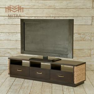 ウォーターヒヤシンス テレビボード ローボード AVラック　アジアン家具 マホガニー｜commitand