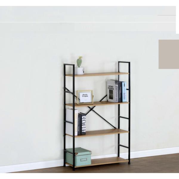 薄型壁面シェルフ ワイド4段 ラック オープンシェルフ ディスプレイラック 収納棚 飾り棚 スチール...