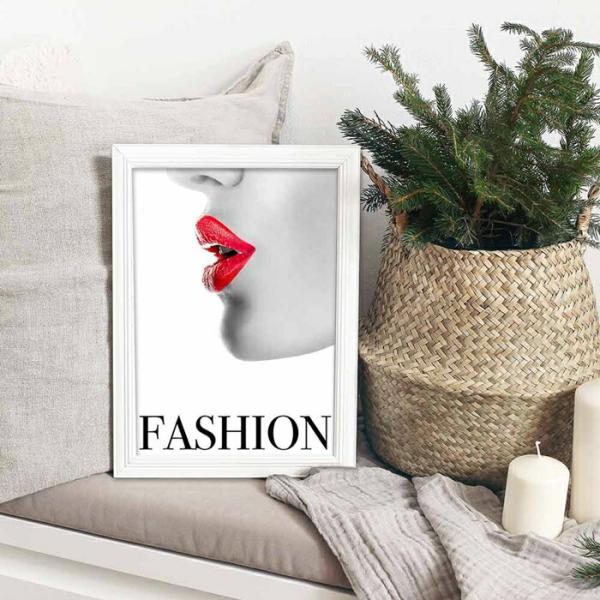 【サロン アパレル系内装 カウンター装飾に】Fashion-Icon ポスター A4 ポスター 女性...