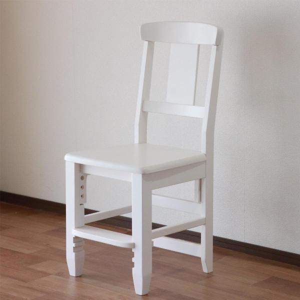 学習椅子 学習チェア 木製 ホワイト 高さ調整 デスクチェア 木製 キッズチェア おしゃれ 勉強 天...