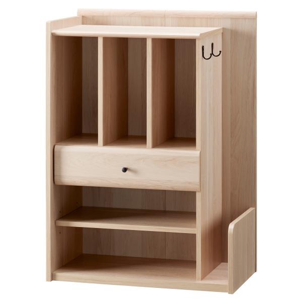 ランドセルラック ナチュラル キャスター付き スリムリビング収納家具 子供用 キッズルーム ジュニア...