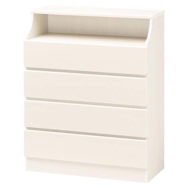 チェスト4段 幅90cm 小物収納 衣装収納 引き出し 収納付き 大容量 木製 チェスカ タンス リ...