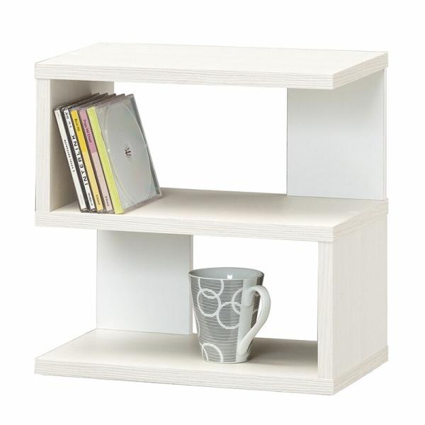 s字ラック ジクザクラック オープンラック Ｓ字型ラック ディスプレイラック オープンシェルフ 本棚...