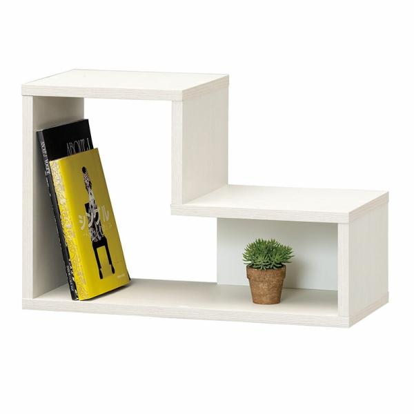 パズルラック Ｌ字ラック オープンラック ディスプレイラック オープンシェルフ 本棚 書棚 収納 コ...