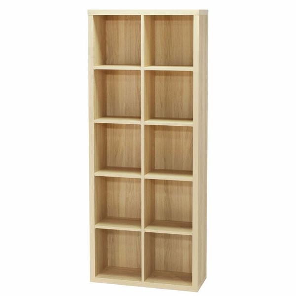 本棚 書棚 収納 ディスプレイラック 幅75cm アクセント オープンラック オープンシェルフ セパ...