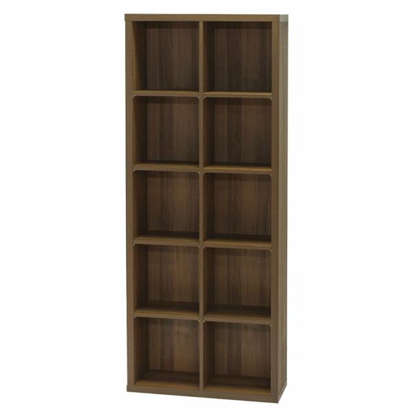 本棚 書棚 収納 ディスプレイラック 幅75cm アクセント オープンラック オープンシェルフ セパ...