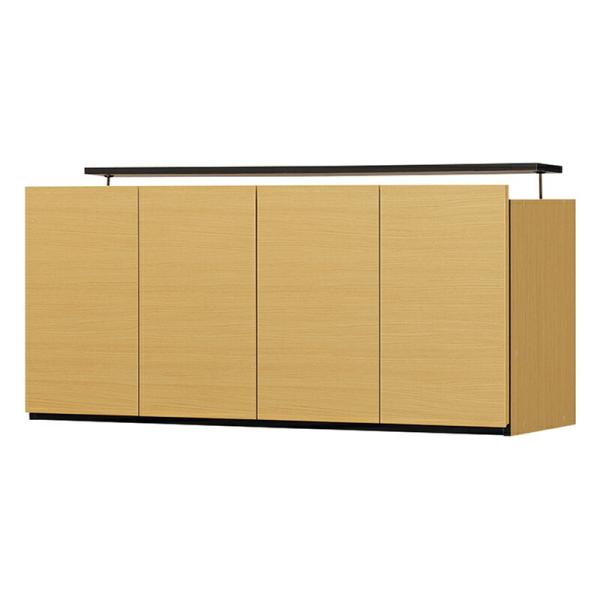 壁面収納 上置き 幅120cm スリム キャビネット つっぱり 棚 突っ張りラック ポルターレ ナチ...