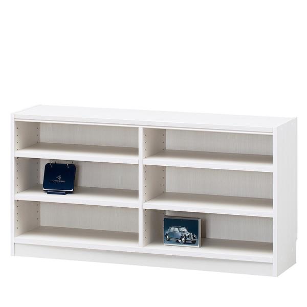 フリーラック 収納棚 幅117cm カウンター下収納 整理棚 ミニラック ラック ローボード 本棚 ...