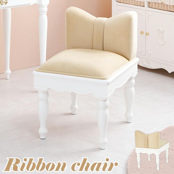 チェア おしゃれ かわいい プリンセス アンティーク 完成品 ホワイト 猫脚 パソコンチェア ドレッ...
