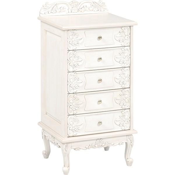 北欧チェスト ネコ脚 猫脚 小物入れ収納家具 電話台ファックス台 チェスト 白 コンパクトアクセサリ...