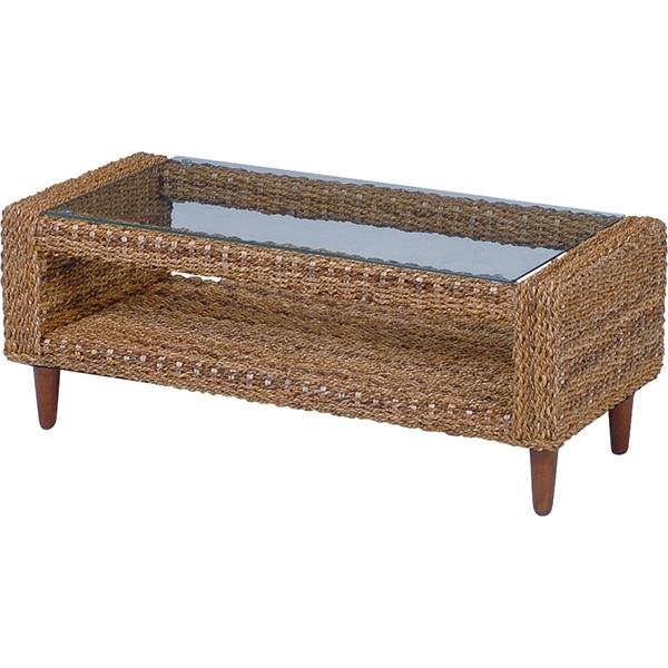 テーブル テーブル センターテーブル ローテーブル テーブル ガラステーブル  天然素材 アバカ R...