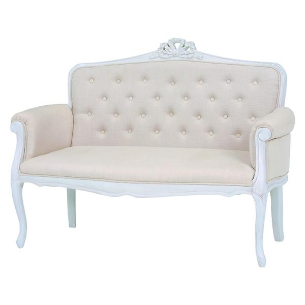 2人掛けソファ チェアー 2人掛け 2人用 2P 肘 長椅子 チェア 椅子 いす イス 北欧 白家具...