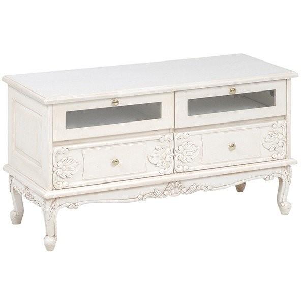 エレガント彫刻ボード 105 テレビ台 ネコ脚 猫 脚テレビボード 40型 40V 40インチRTV...