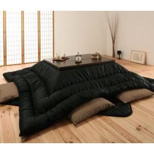 日本製 こたつ掛布団 掛布団&amp;敷布団2点セット ボリュームタイプ 4尺長方形(80×120cm)天板...