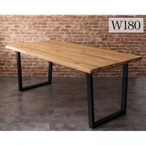 オーク無垢材テーブル　ヴィンテージデザインダイニング Lepus レプス ダイニングテーブル W18...