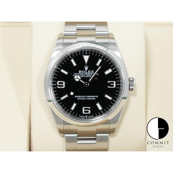 ロレックス エクスプローラー36 Ref.124270 ステンレススチール ブラック文字盤 オイスタ...