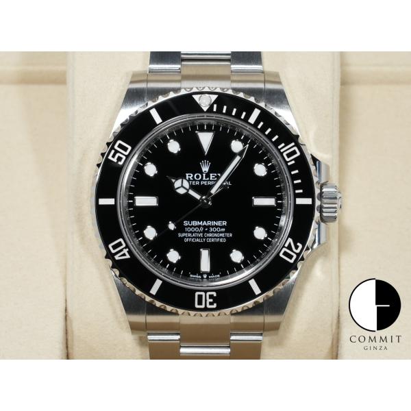 ロレックス サブマリーナー ノンデイト Ref.124060 ステンレススチール ブラック文字盤