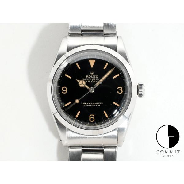 ロレックス エクスプローラーI Ref.1016 ブラック文字盤