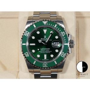 ロレックス サブマリーナー デイト オマーン Ref.116610LV SS グリーン文字盤｜commitginza
