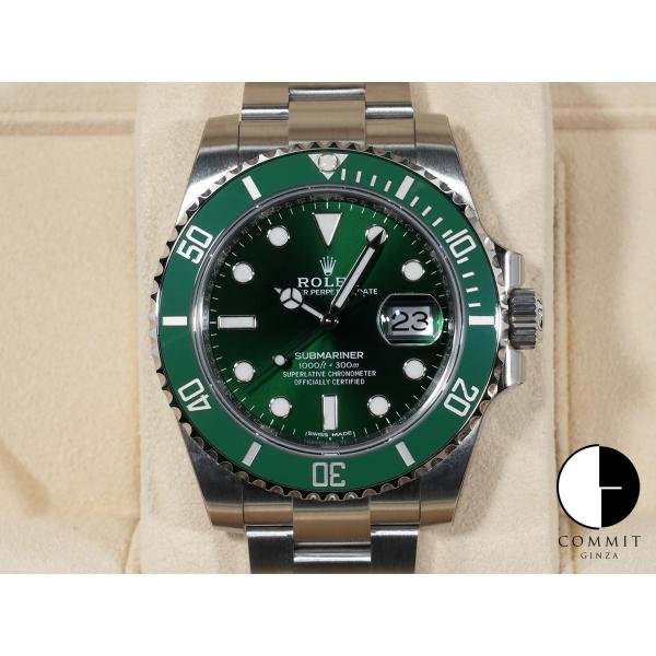 ロレックス サブマリーナー デイト オマーン Ref.116610LV SS グリーン文字盤