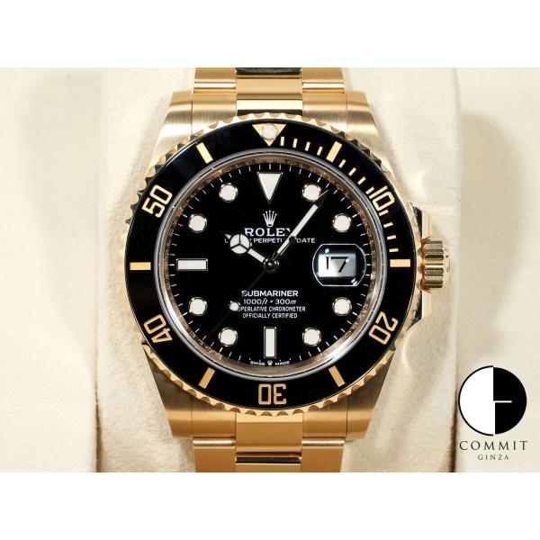 ロレックス サブマリーナー デイト Ref.126618LN イエローゴールド ブラック文字盤
