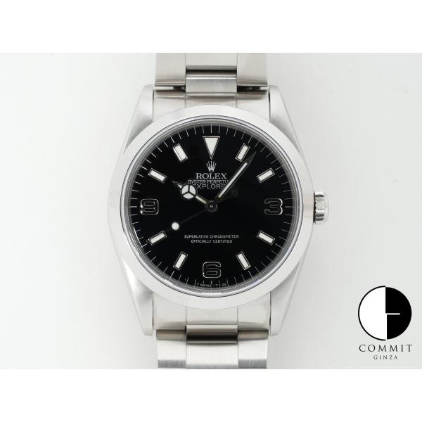 ロレックス エクスプローラーI Ref.14270 ステンレススチール ブラック文字盤 オイスターブ...