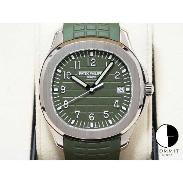 パテックフィリップ アクアノート Ref.5168G-010 18KWG カーキグリーン文字盤
