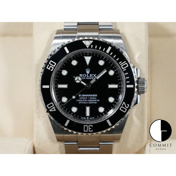 ロレックス サブマリーナー ノンデイト Ref.124060 ステンレススチール ブラック文字盤