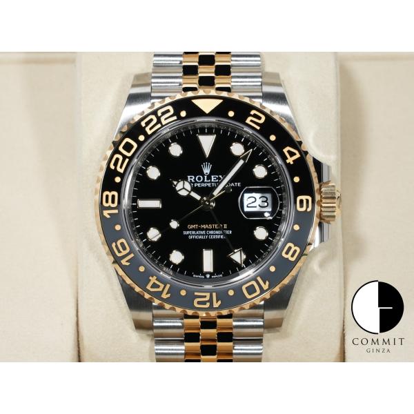 ロレックス GMTマスターII Ref.126713GRNR ステンレススチール/イエローゴールド ...