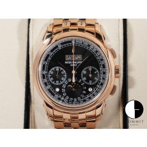 パテックフィリップ パーペチュアルカレンダー クロノグラフ Ref.5270/1R-001 18KRG エボニーブラック ソレイユ文字盤｜commitginza