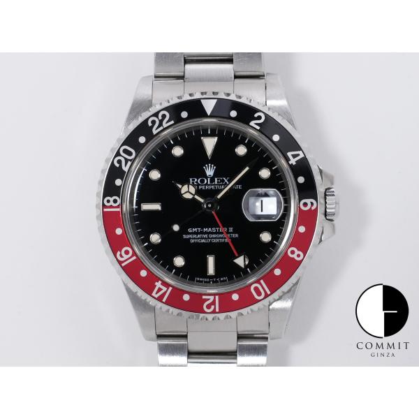 ロレックス GMTマスターII Ref.16710 SS ブラック文字盤 オイスターブレスレット
