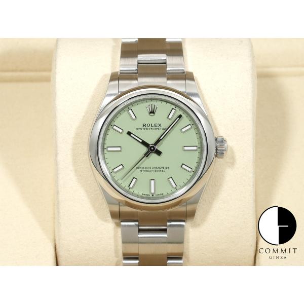 ロレックス オイスターパーペチュアル31 Ref.277200 ステンレススチール ピスタチオ文字盤