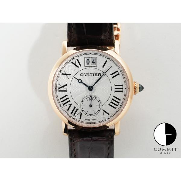 カルティエ ロトンド ドゥ カルティエ ラージデイト Ref.W1552751 ピンクゴールド シル...
