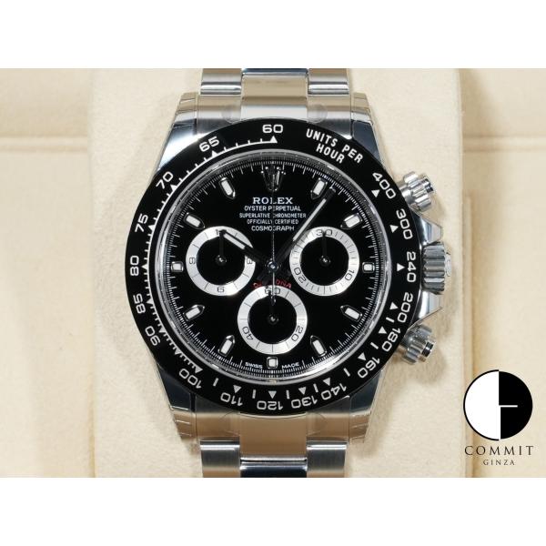 ロレックス デイトナ Ref.116500LN ステンレススチール ブラック文字盤