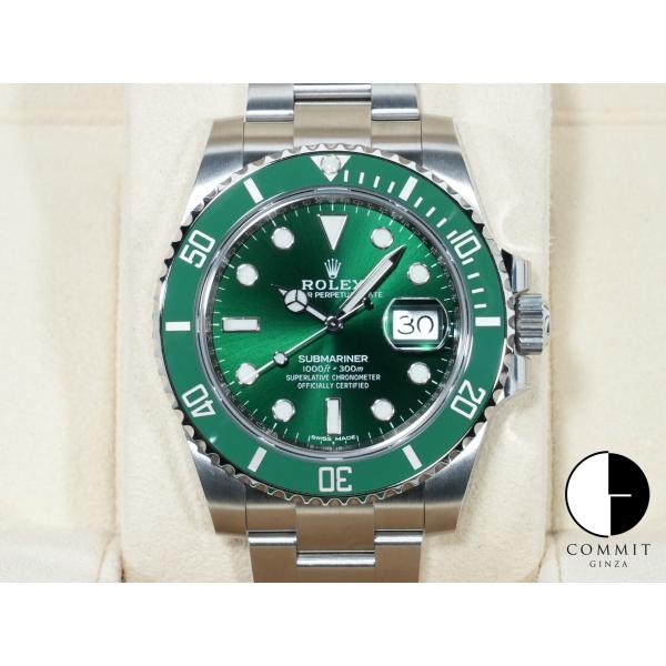 ロレックス サブマリーナー デイト Ref.116610LV SS グリーン文字盤
